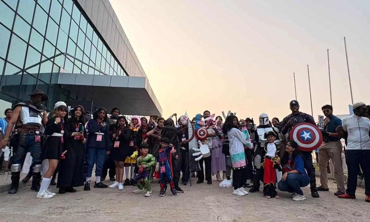 Children taking part in the maiden edition of Vizag Comic Con held in Visakhapatnam on Saturday Children taking part in the maiden edition of Vizag Comic Con held in Visakhapatnam on Saturday
