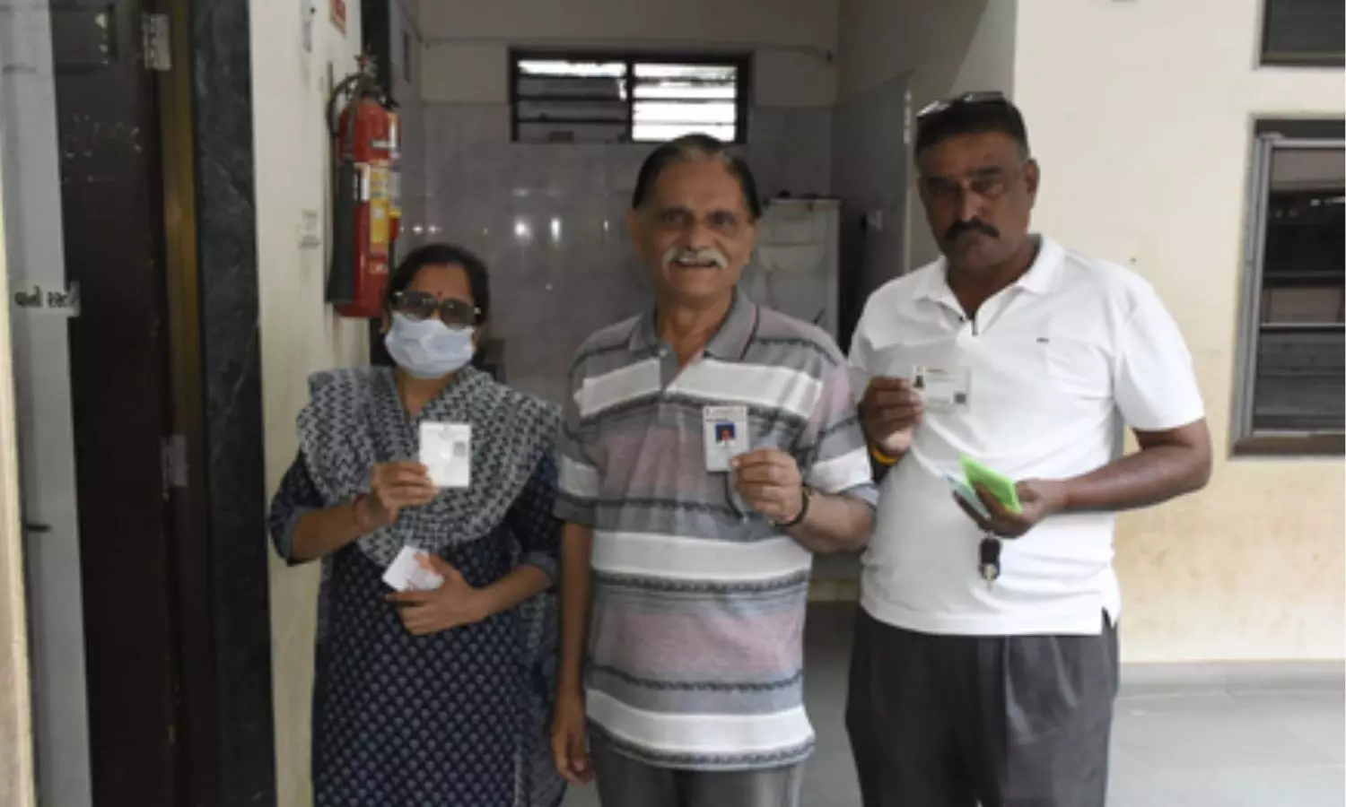 The Gandhinagar Municipal Corporation (GMC) elections recorded a voter turnout of 59.25 per cent on Sunday The Gandhinagar Municipal Corporation (GMC) elections recorded a voter turnout of 59.25 per cent on Sunday