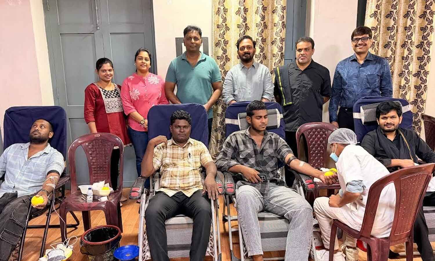 Visakhapatnam Blood Donation Camp Draws Encouraging Response