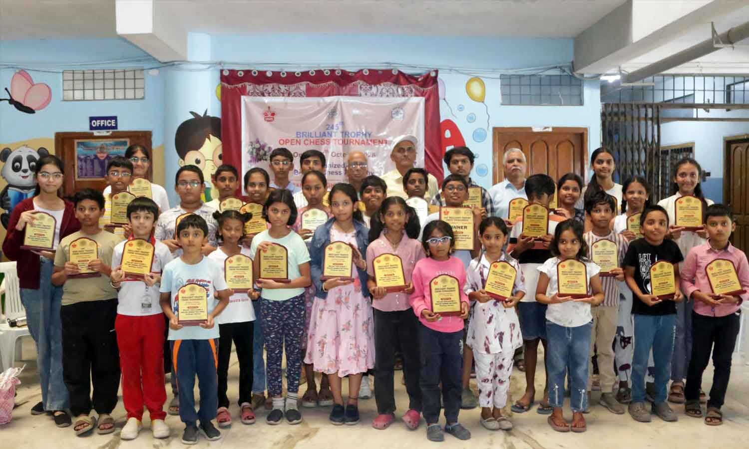 Advik Sahasya, Irfan Win 245th Brilliant Trophy Chess Titles