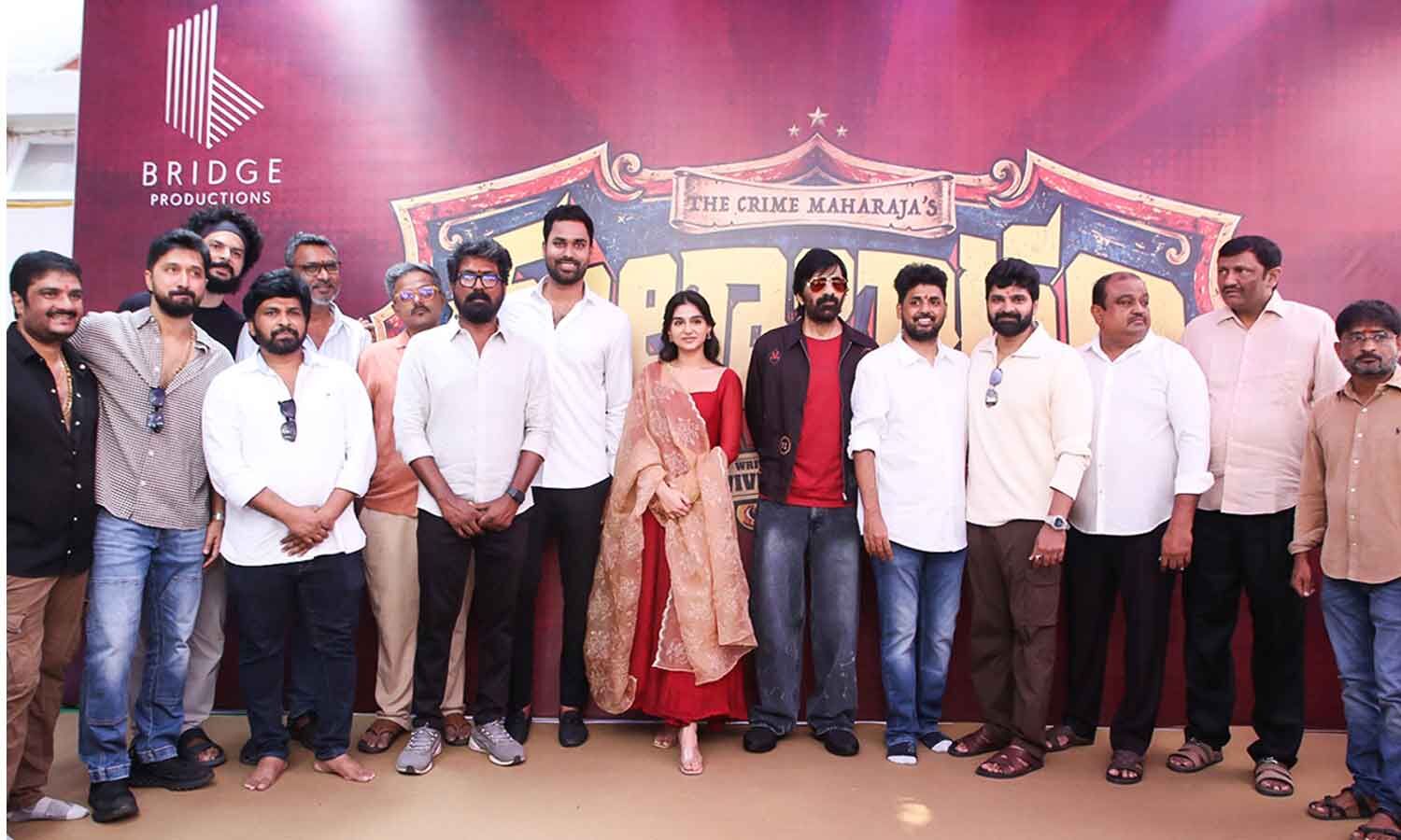 Ravi Teja Unveiled as ‘Crime Maharaja’ in Vivek Athreya’s Thulabharam