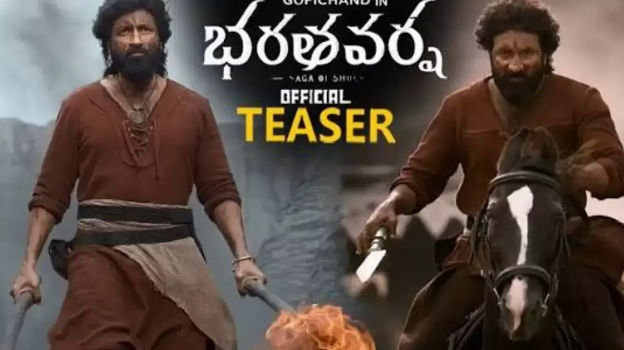 Tollywood’s popular actor Gopichand is all determined to make a perfect comeback with a periodic movie ‘Bharata Varsha’. Tollywood’s popular actor Gopichand is all determined to make a perfect comeback with a periodic movie ‘Bharata Varsha’.