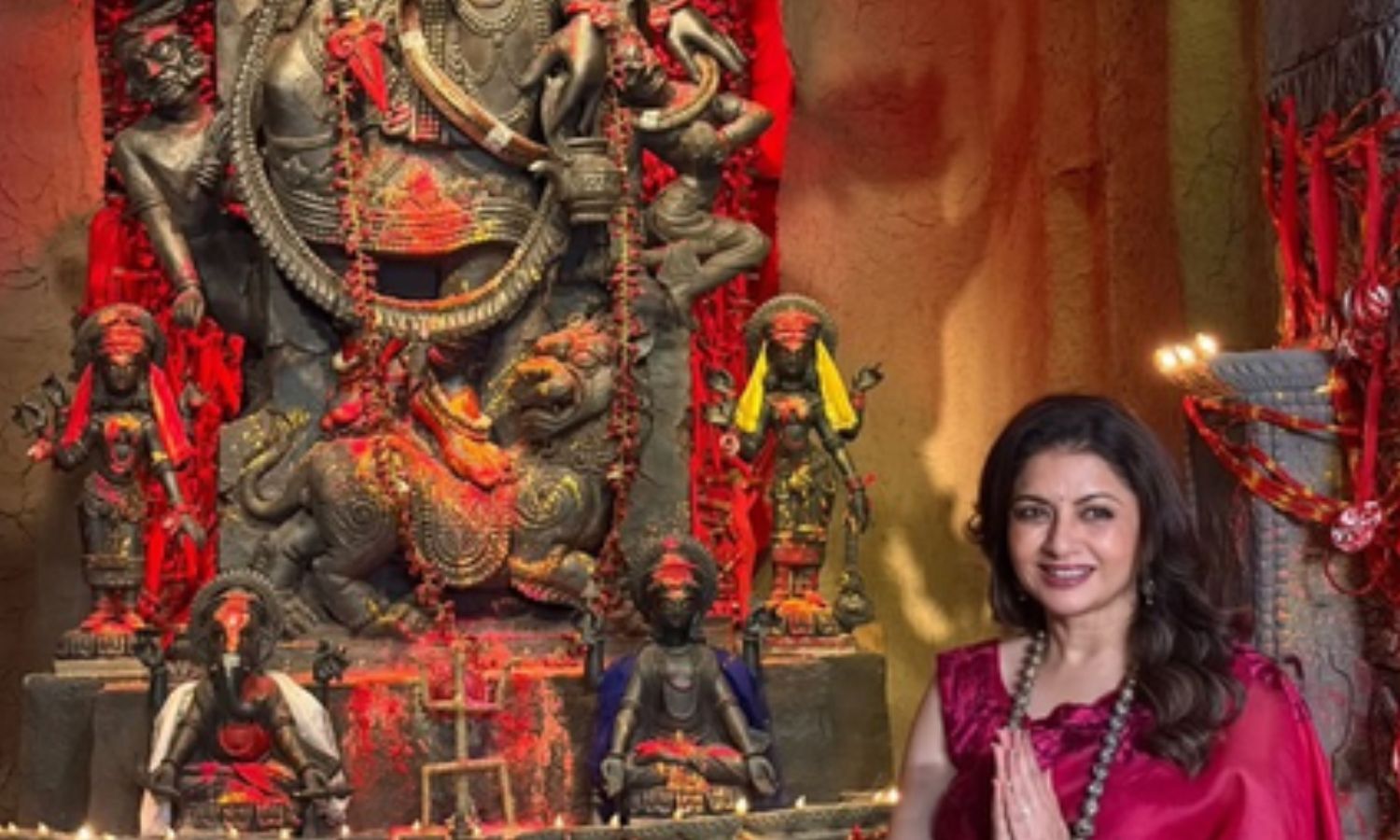 Hans Devide Bhagyashree celebrates nine forms of Maa Durga as she seeks blessings ...