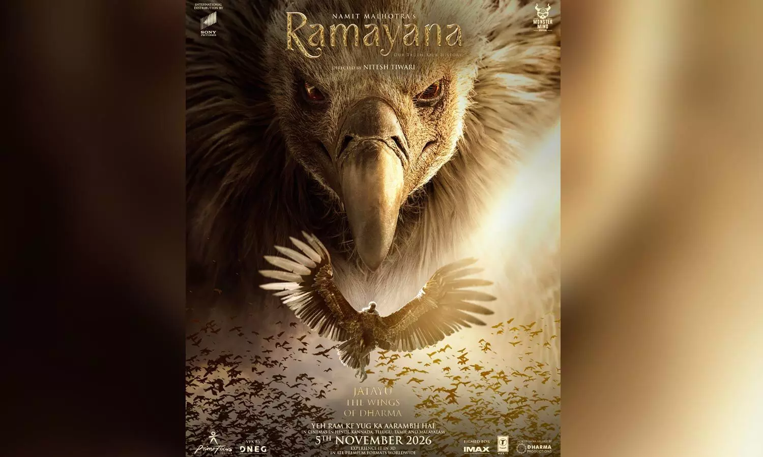 Check Out The First Look Poster Of Jataayu From The World Of Ramayana Check Out The First Look Poster Of Jataayu From The World Of Ramayana