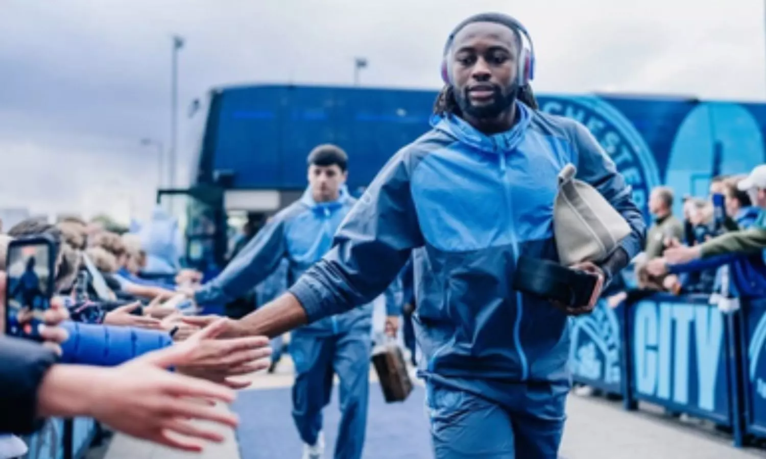 Manchester City winger Antoine Semenyo Manchester City winger Antoine Semenyo