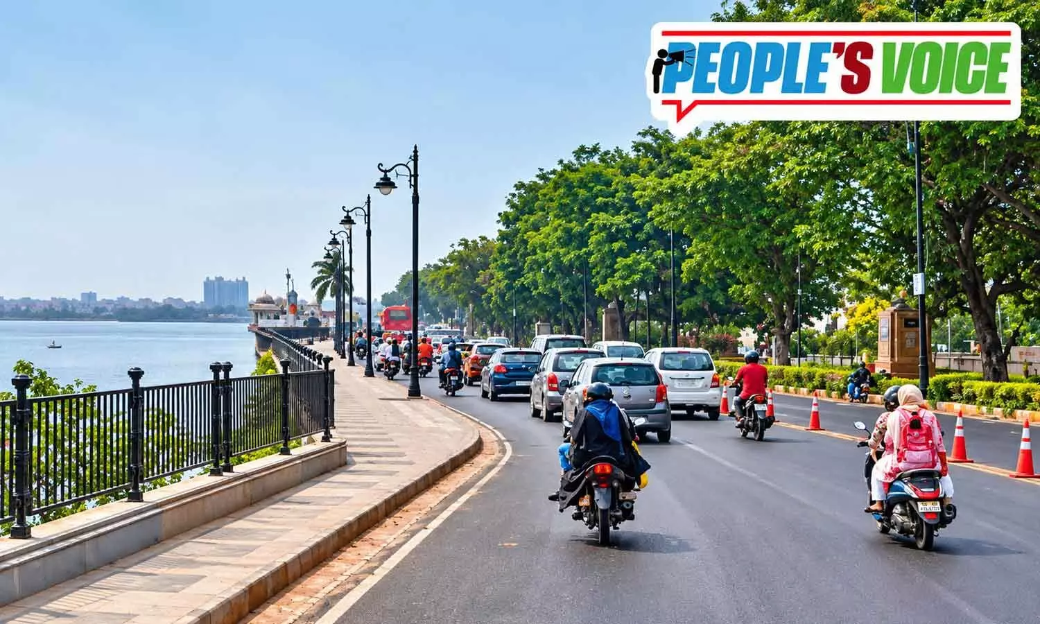 Picturesque Tank Bund turns a dangerous zone Picturesque Tank Bund turns a dangerous zone