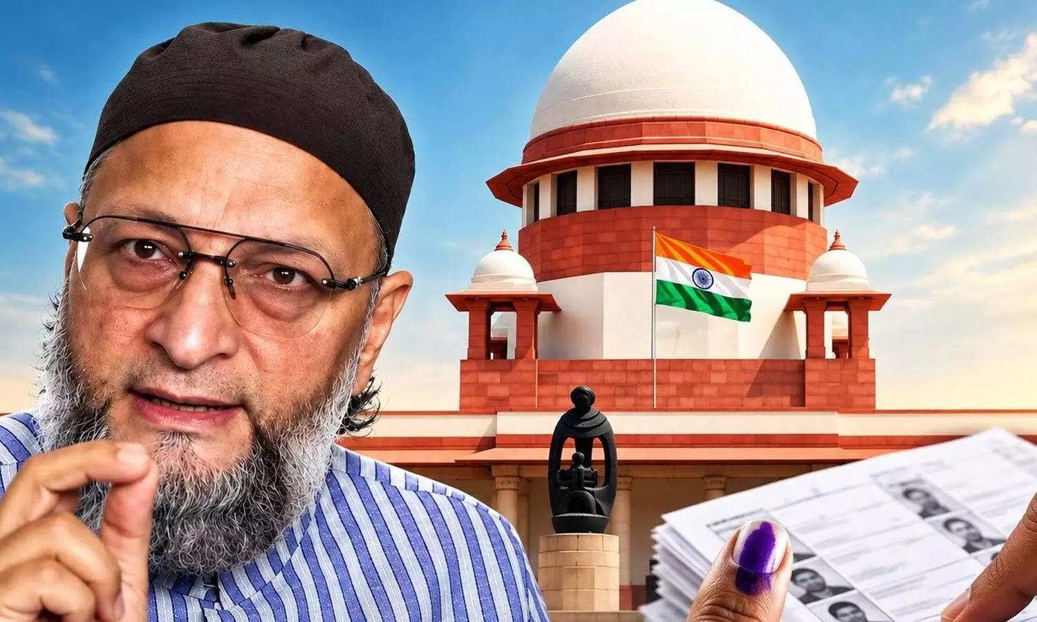 Asaduddin Owaisi moves SC challenging SIR Asaduddin Owaisi moves SC challenging SIR