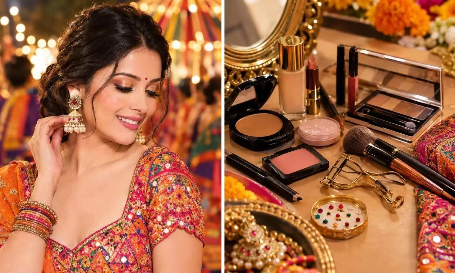 Festive look for Navratri Festive look for Navratri