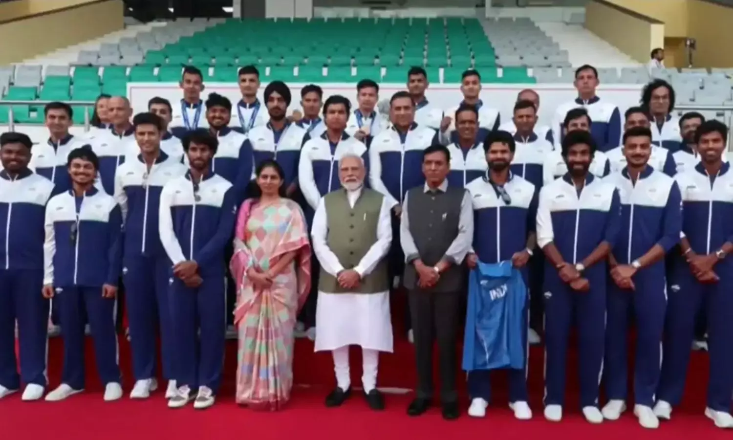 PM Interacts With Asian Games Medal Winners PM Interacts With Asian Games Medal Winners