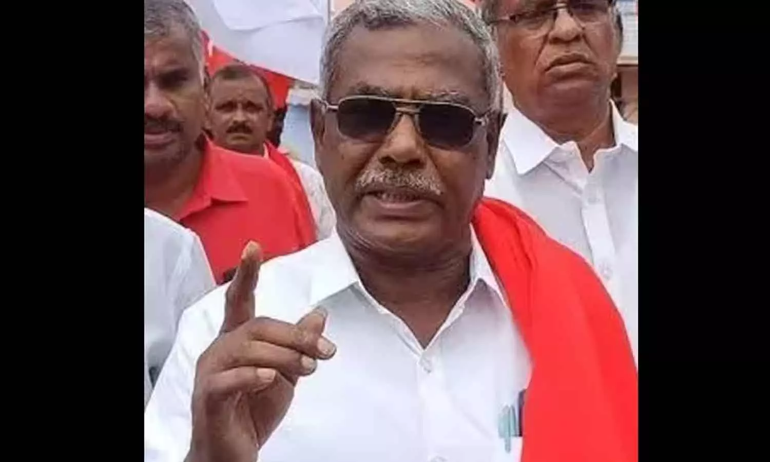 CPI (M) state secretary P Shanmugam CPI (M) state secretary P Shanmugam