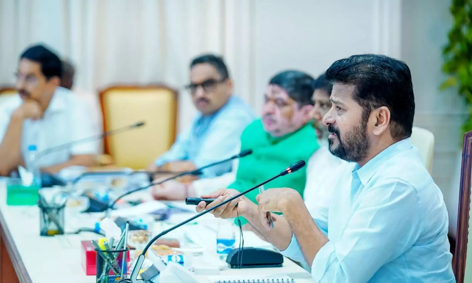 Desist from cultivation in Rabi: CM Revanth Reddy to farmers Desist from cultivation in Rabi: CM Revanth Reddy to farmers
