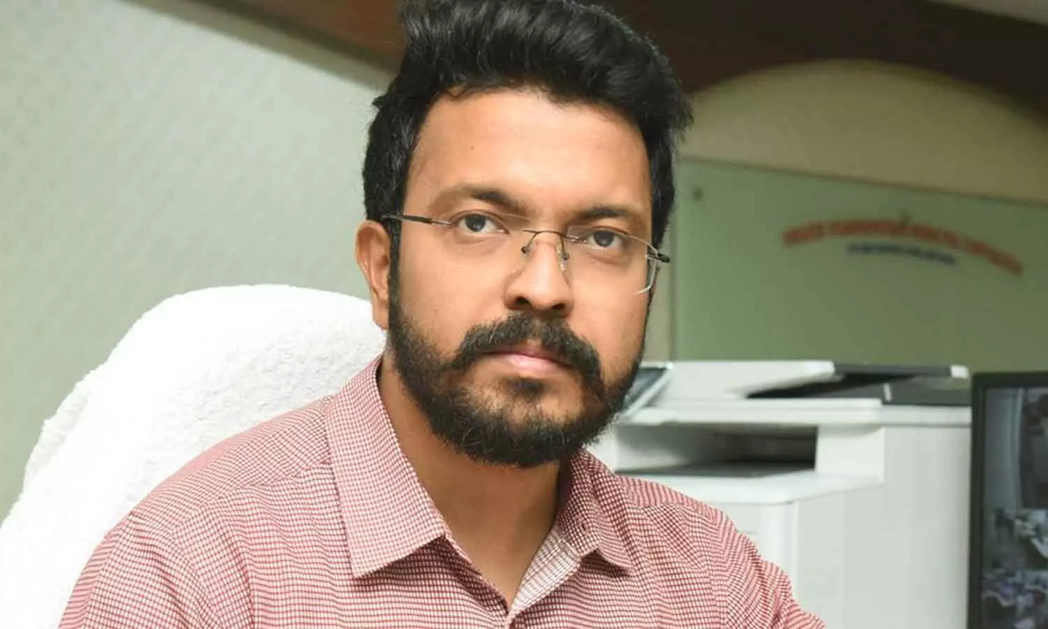 District collector CM Saikanth Varma District collector CM Saikanth Varma