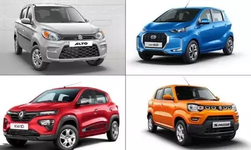 5 Cars Priced below Rs.4 lakh in India