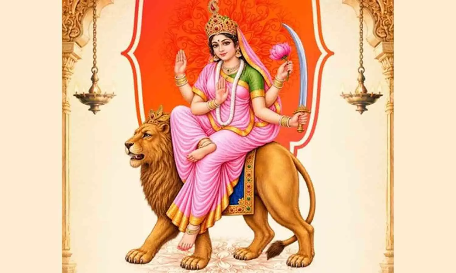 ‘May devotees attain courage, strength to fulfil their resolves’: CM Yogi on Navratri Day-6 ‘May devotees attain courage, strength to fulfil their resolves’: CM Yogi on Navratri Day-6