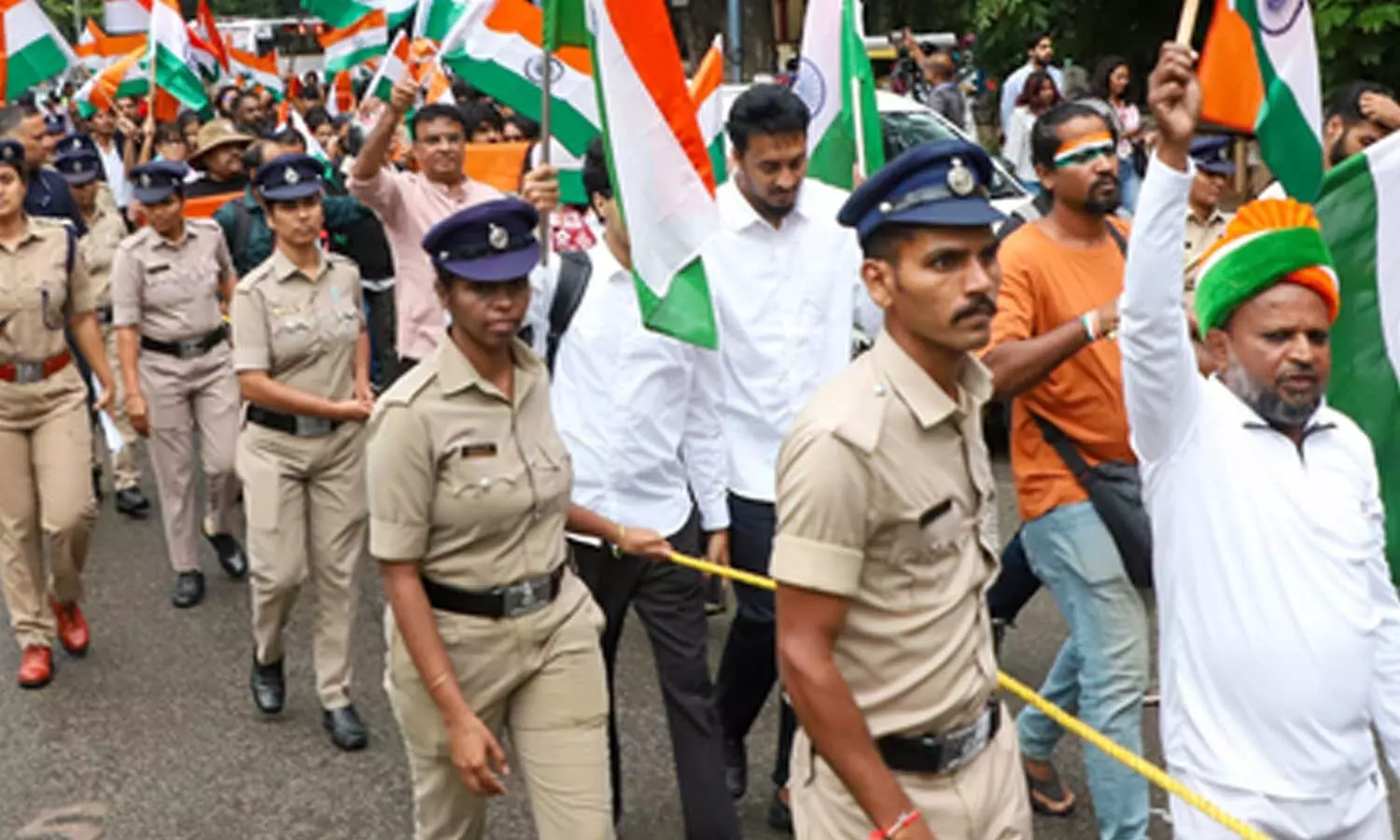 CJP Tiranga march: Delhi Police circulate list of rules for respecting national flag CJP Tiranga march: Delhi Police circulate list of rules for respecting national flag