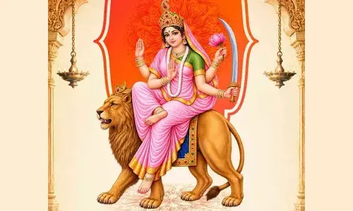 ‘May devotees attain courage, strength to fulfil their resolves’: CM Yogi on Navratri Day-6 ‘May devotees attain courage, strength to fulfil their resolves’: CM Yogi on Navratri Day-6