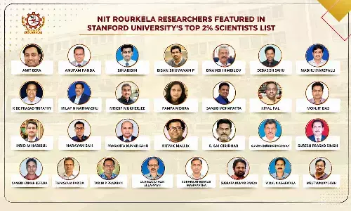 29 NIT Rourkela faculty feature in Stanford’s top 2% scientists list 29 NIT Rourkela faculty feature in Stanford’s top 2% scientists list