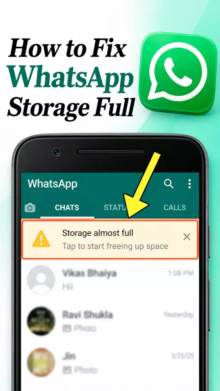 WhatsApp Storage Full? Know How to Free Up Space Quickly WhatsApp Storage Full? Know How to Free Up Space Quickly
