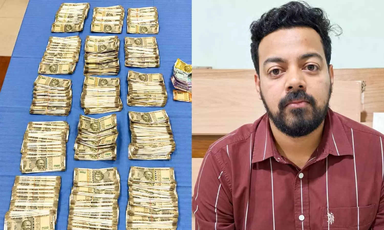 Engineer intercepted with illicit cash Engineer intercepted with illicit cash