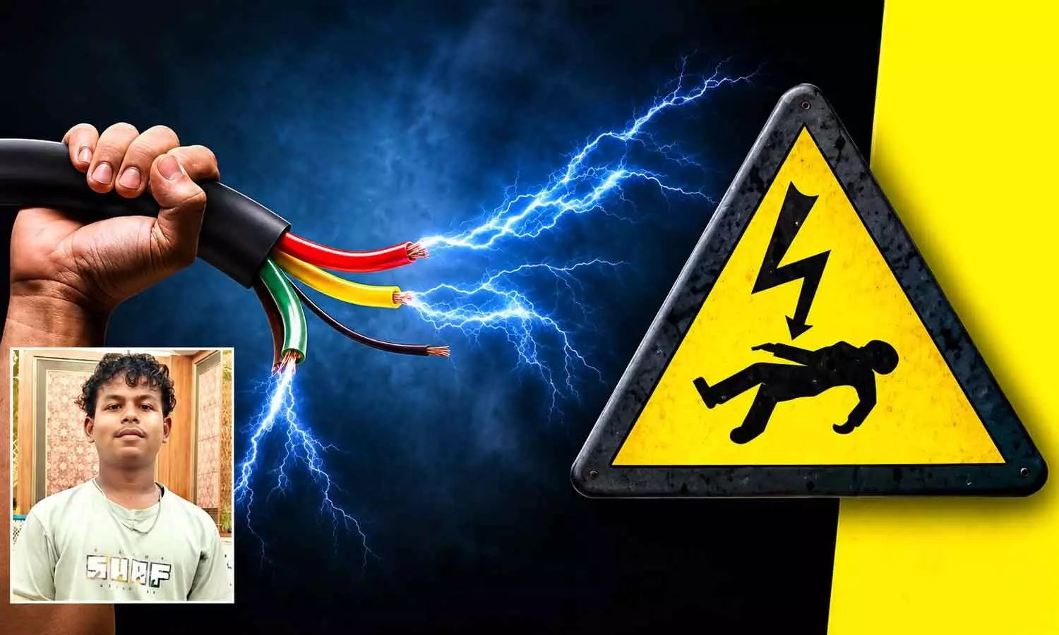 Brahmapur: Youth electrocuted while fixing lights Brahmapur: Youth electrocuted while fixing lights