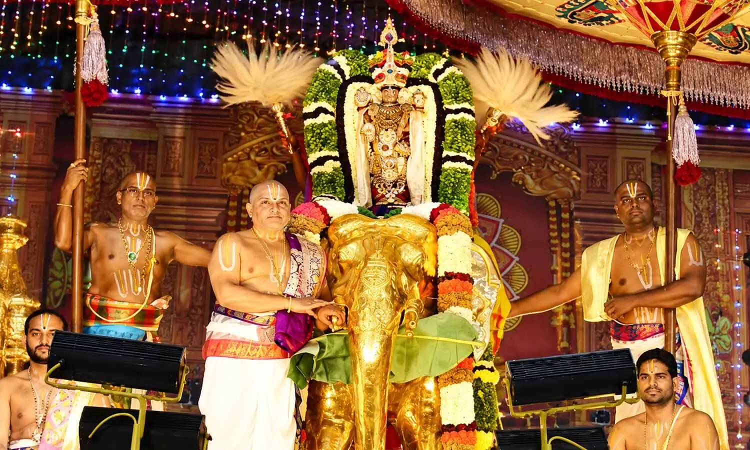 Royal Gaja Vahanam procession held in Tirumala Royal Gaja Vahanam procession held in Tirumala