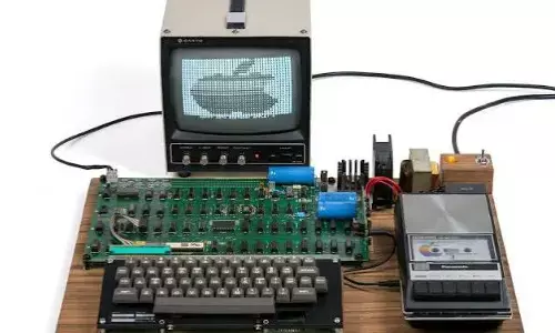 A rare and fully operational Apple-1 computer was sold for one million one hundred fifty thousand dollars at auction.