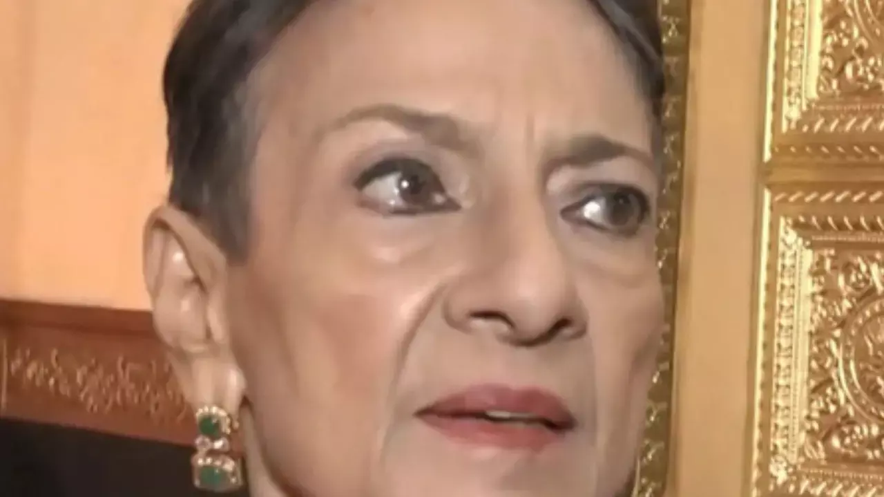 Veteran actress Tanuja Veteran actress Tanuja