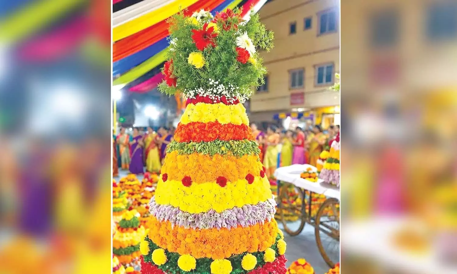 Saddula Bathukamma: A floral celebration of Telangana’s culture and traditions Saddula Bathukamma: A floral celebration of Telangana’s culture and traditions