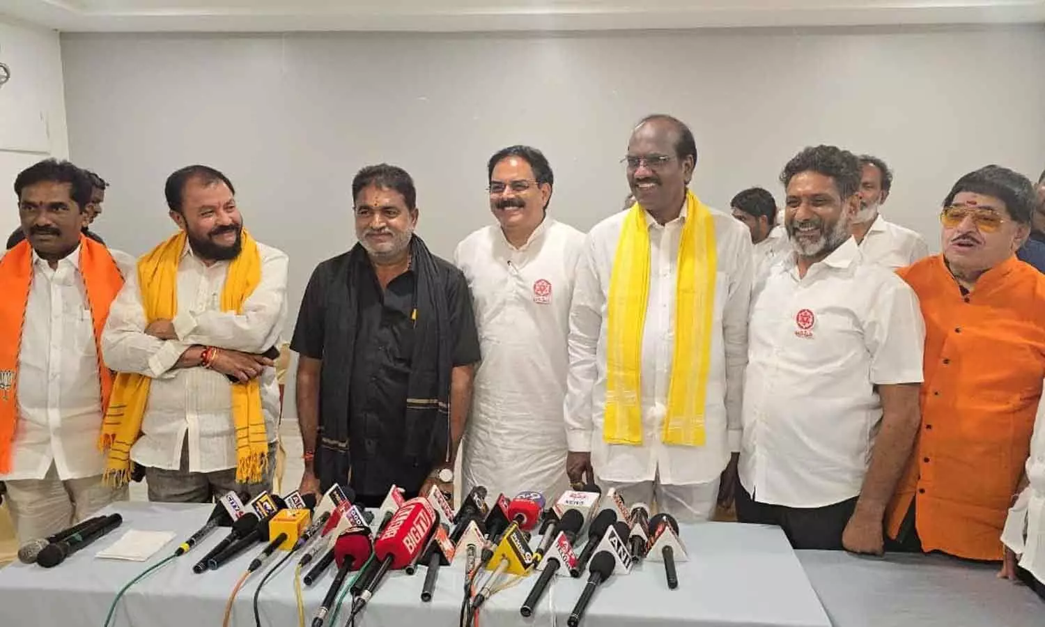 Minister Nadendla Manohar addressing the media in Eluru on Monday Minister Nadendla Manohar addressing the media in Eluru on Monday
