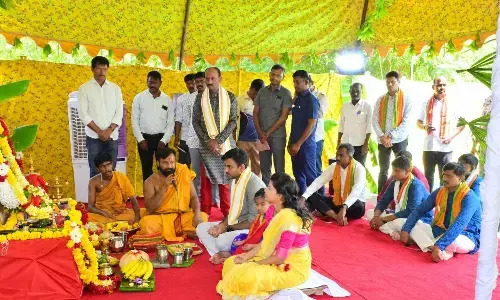 Mahabubabad district police office organised Ayudha Puja Mahabubabad district police office organised Ayudha Puja