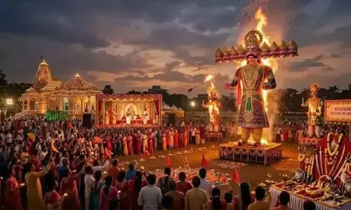 Vijayadashami is a major Hindu festival which celebrates the victory of good over evil. Vijayadashami is a major Hindu festival which celebrates the victory of good over evil.