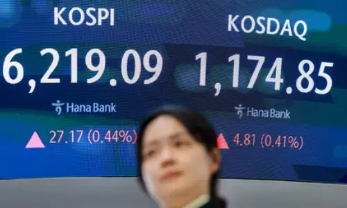 South Korean shares plunged by nearly 4 per cent South Korean shares plunged by nearly 4 per cent