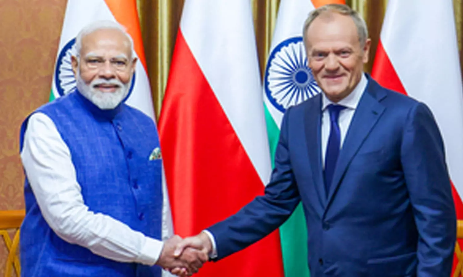 Prime Minister Narendra Modi and Donald Tusk Prime Minister Narendra Modi and Donald Tusk