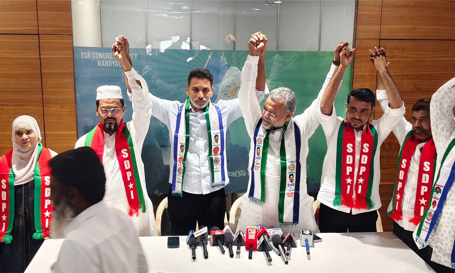 Iuml YSRCP allies with SDPI, IUML for Nandyal municipal elections