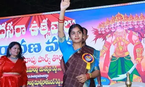 Ravan Dahan marks grand Dasara celebrations in Thorrur