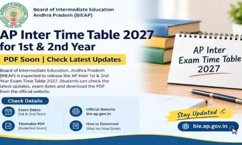 AP Intermediate Board exams schedule announced AP Intermediate Board exams schedule announced