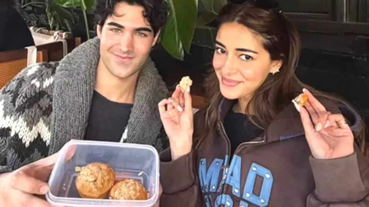 Ananya Panday enjoys muffins with Akshay Kumar’s son Aarav, shares picture from their outing