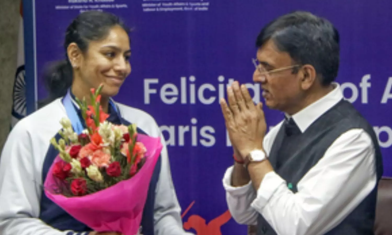 Indias Thulasimathi Murugesan and Manasi Joshi clinched the gold medal Indias Thulasimathi Murugesan and Manasi Joshi clinched the gold medal