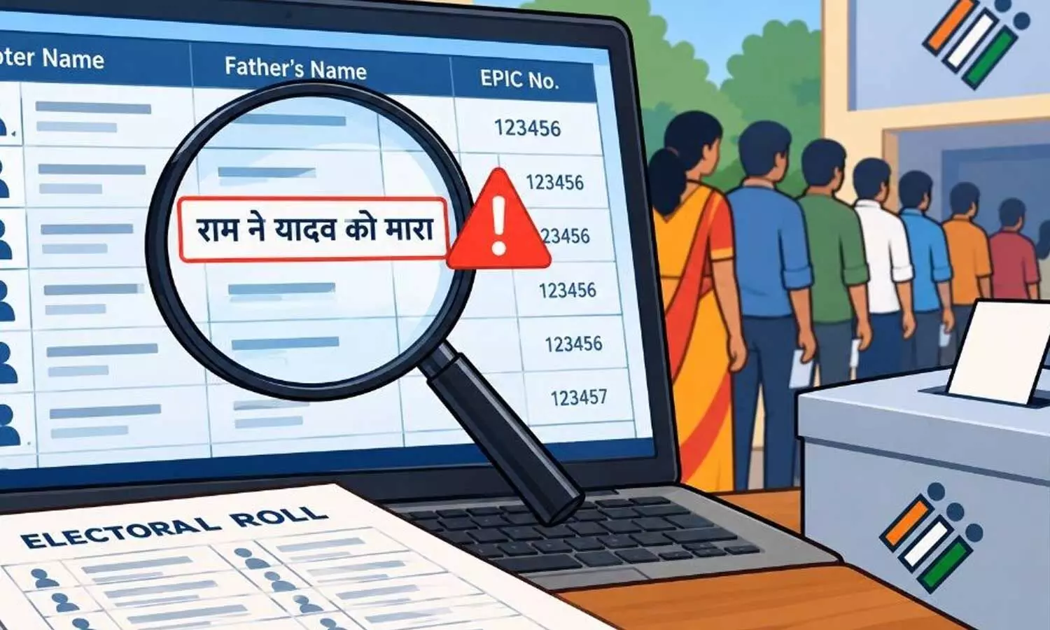 EC clarifies voter roll blunders in UP EC clarifies voter roll blunders in UP