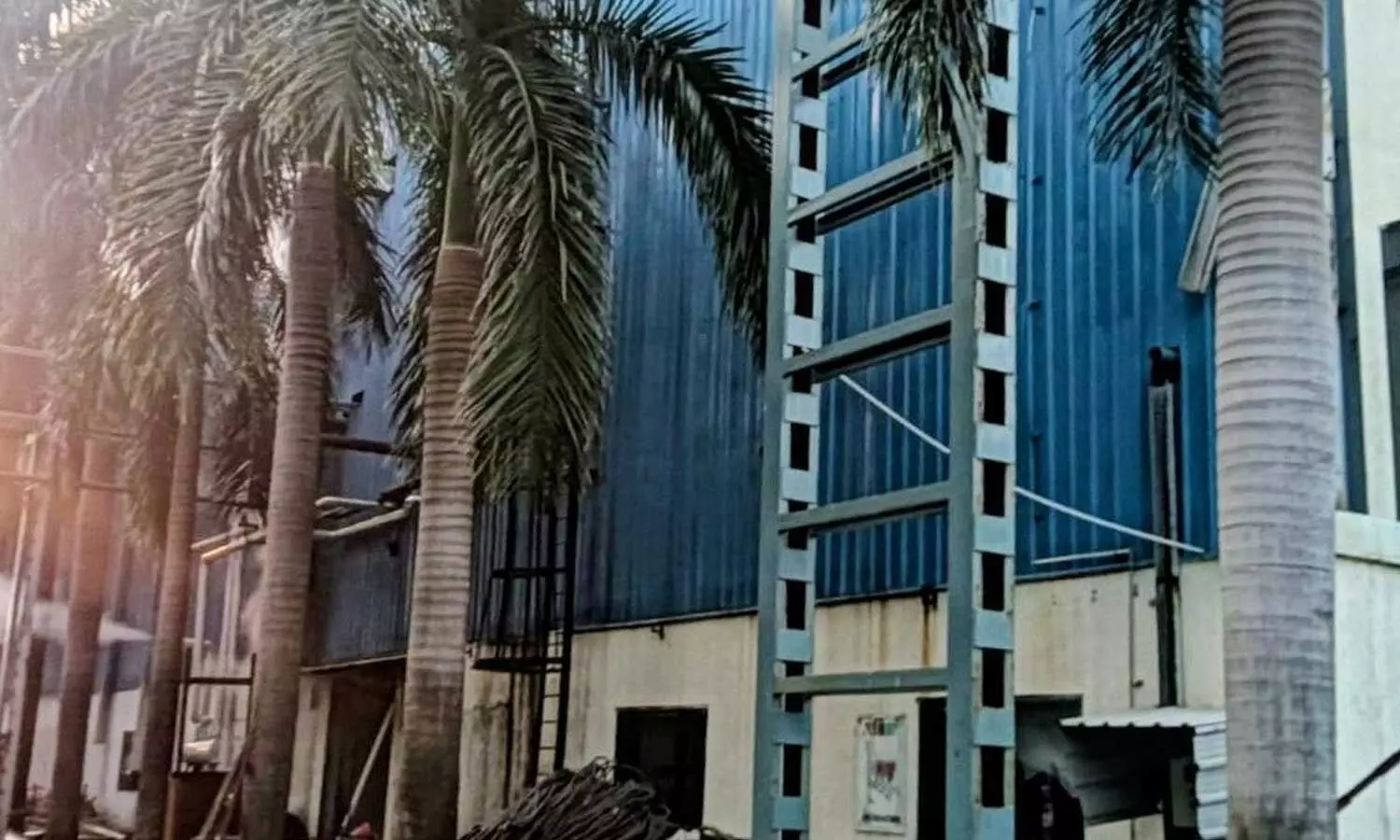 A minor fire broke out from the production complex of Aurobindo Pharma Unit-15 at Parawada mandal in Anakapalli A minor fire broke out from the production complex of Aurobindo Pharma Unit-15 at Parawada mandal in Anakapalli