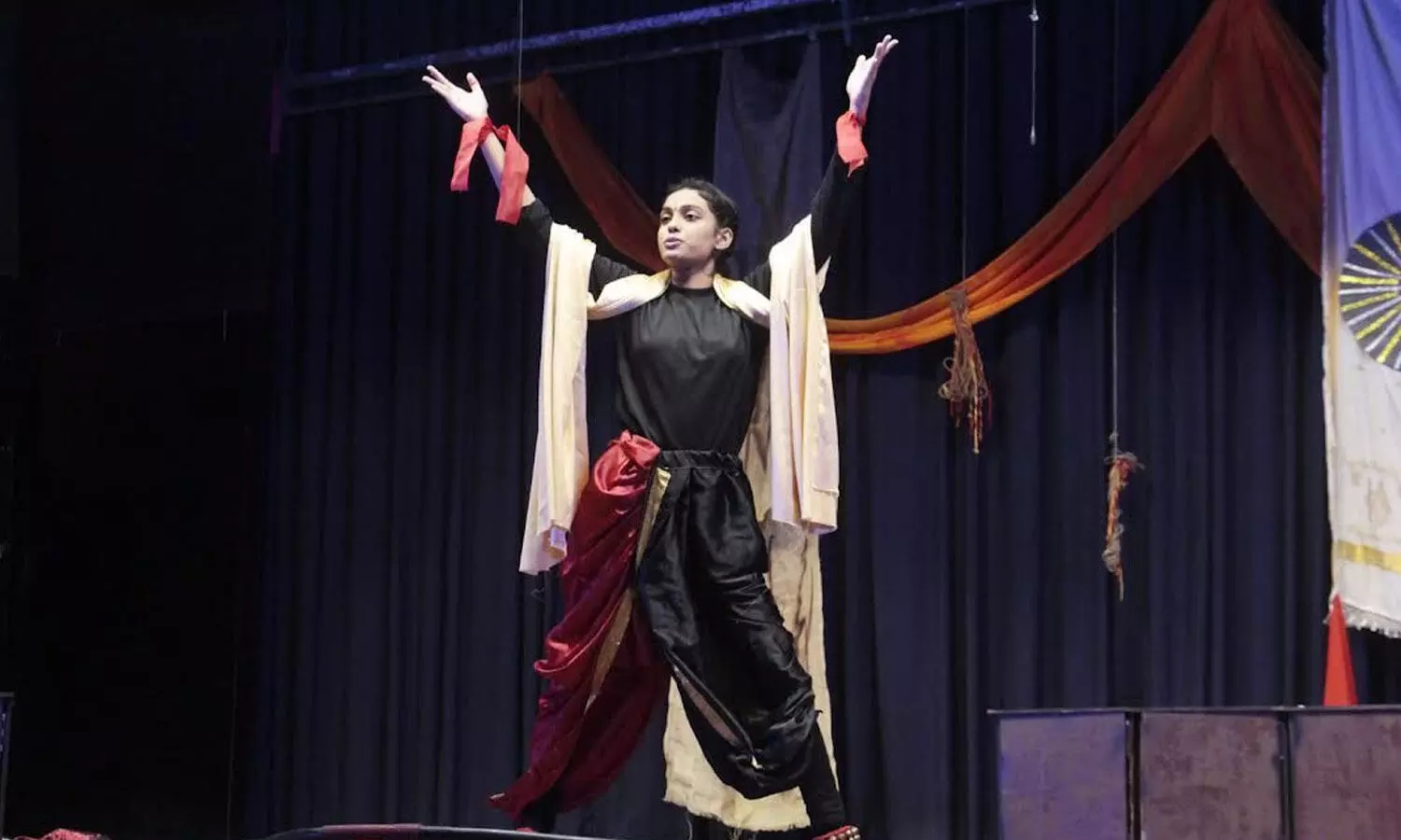 ‘Shikhandi’ drama being staged at Kalabharathi Auditorium on Friday in Visakhapatnam ‘Shikhandi’ drama being staged at Kalabharathi Auditorium on Friday in Visakhapatnam