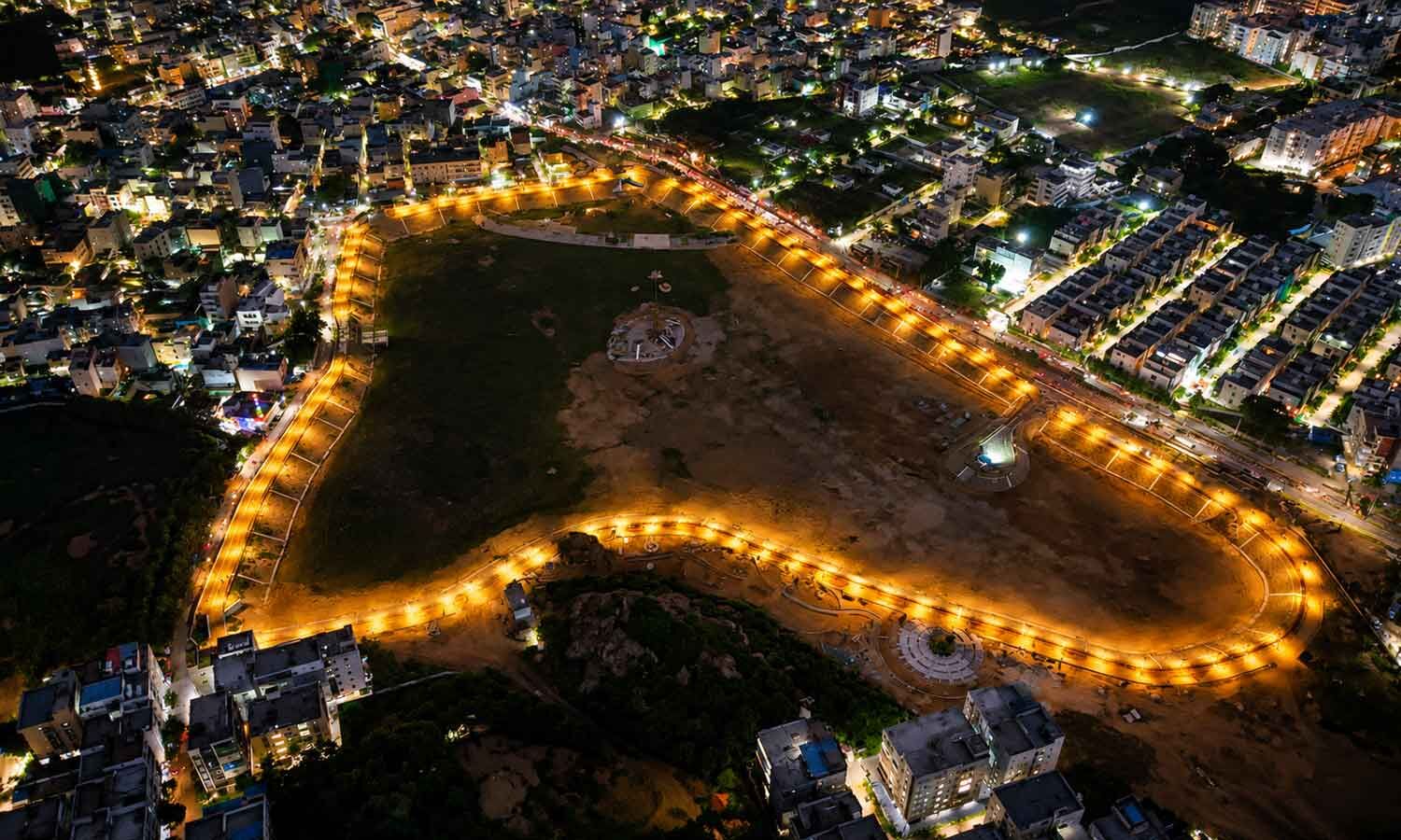 Hans Devide HYDRAA completes restoration of Sunnam Cheruvu in Madhapur