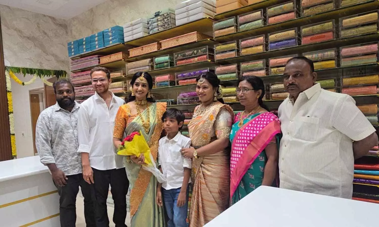 Film actress Laya inaugurates Vaidehi-Rooted in Tradition, an exclusive wedding clothing store at Kukatpally Film actress Laya inaugurates Vaidehi-Rooted in Tradition, an exclusive wedding clothing store at Kukatpally