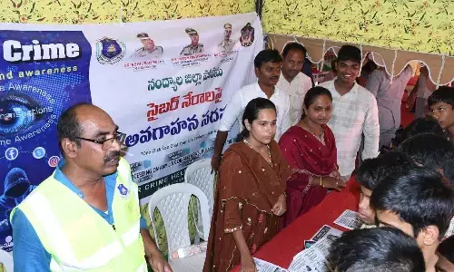 Nandyal police organizing an open house exhibition on the occasion of police Commemoration week on Saturday