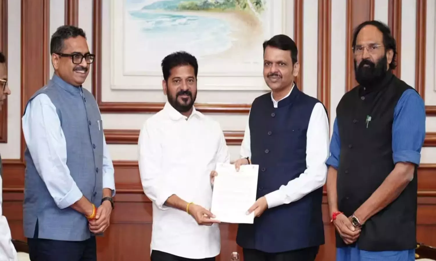 Chief Minister A Revanth Reddy said that the Maharashtra Chief Minister Devendra Fadnavis had responded in a highly positive manner Chief Minister A Revanth Reddy said that the Maharashtra Chief Minister Devendra Fadnavis had responded in a highly positive manner
