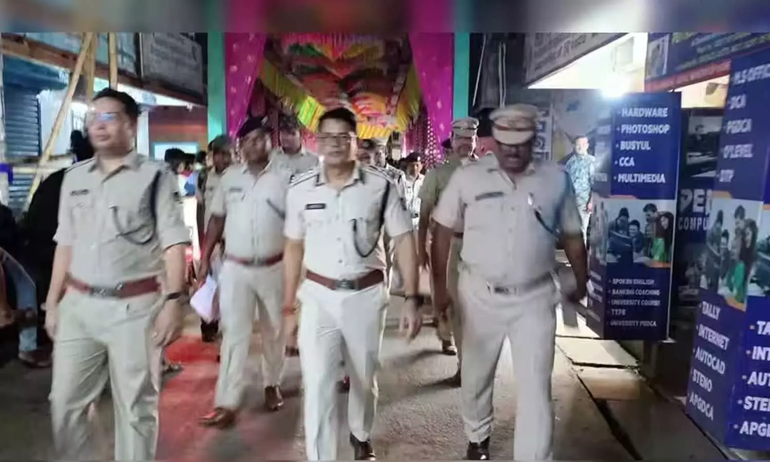 Security beefed up for Laxmi puja Security beefed up for Laxmi puja