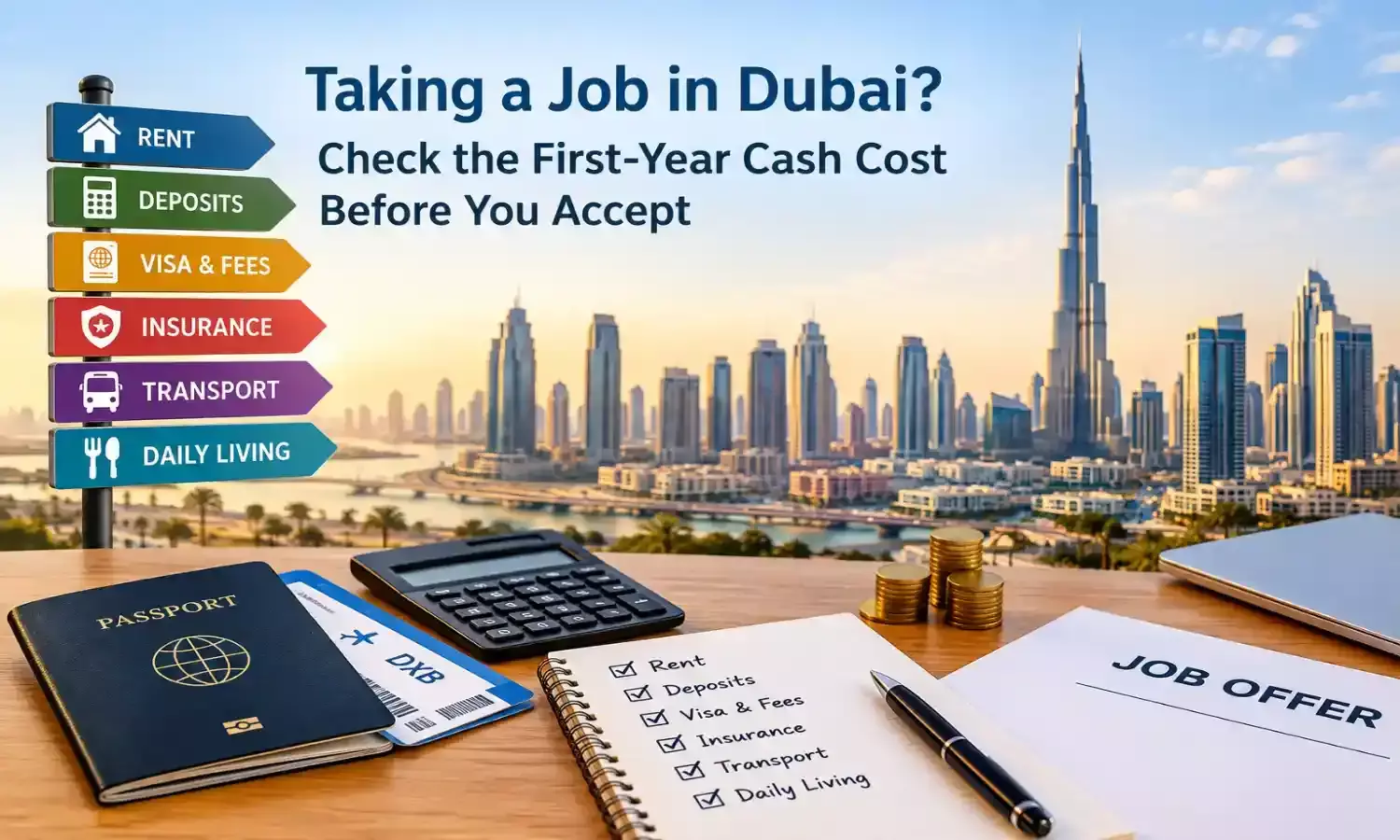 Taking a Job in Dubai? Check the First-Year Cash Cost Before You Accept Taking a Job in Dubai? Check the First-Year Cash Cost Before You Accept
