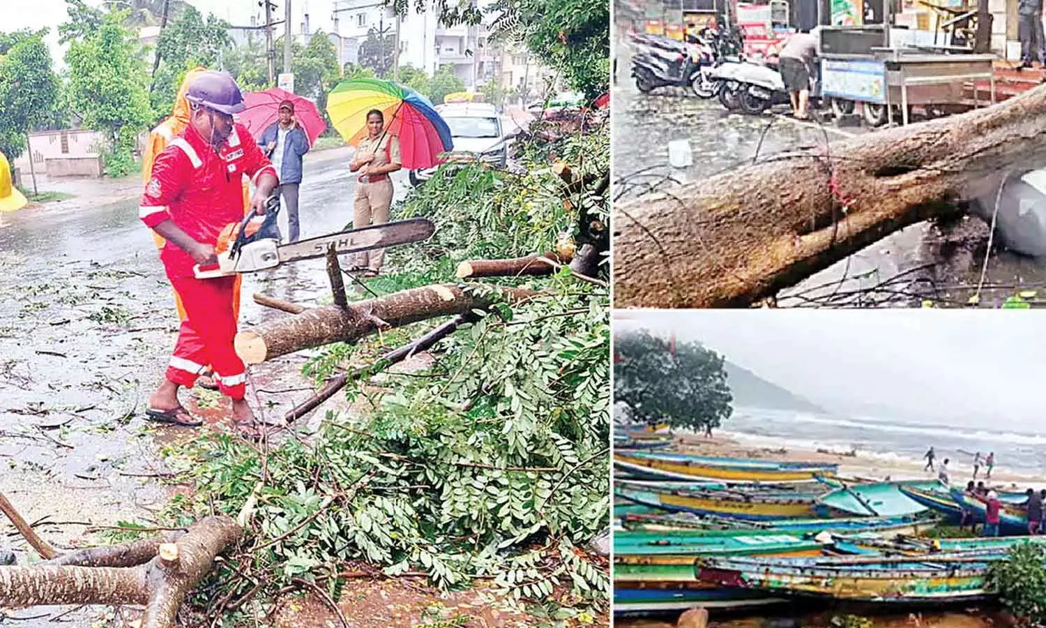 Cyclone Arnab threat looms over AP Cyclone Arnab threat looms over AP