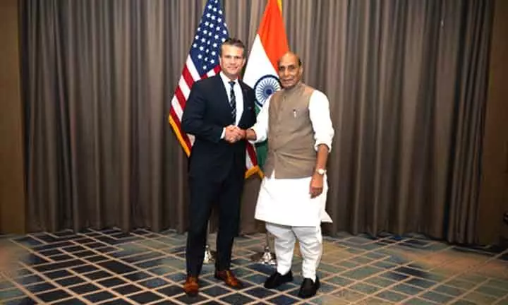 Rajnath Singh and Hegseth hail India-US Major Defence Partnership, reiterate joint resolve to eliminate terrorism Rajnath Singh and Hegseth hail India-US Major Defence Partnership, reiterate joint resolve to eliminate terrorism