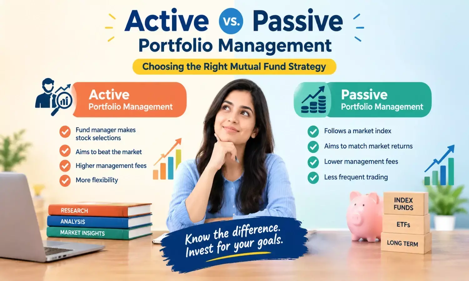 Active vs. Passive Portfolio Management: Choosing the Right Mutual Fund Strategy